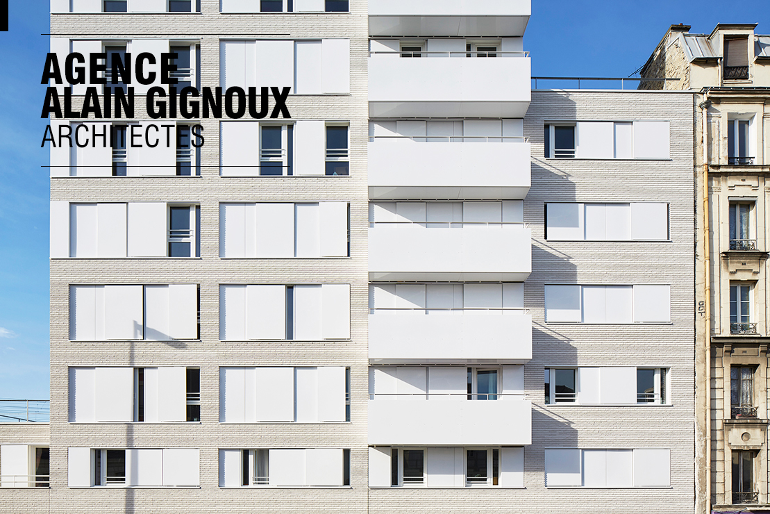 Alain gignoux, architecte - Immeuble de 39 logements sociaux locatifs et locaux d'activités à Clichy la Garenne (92)