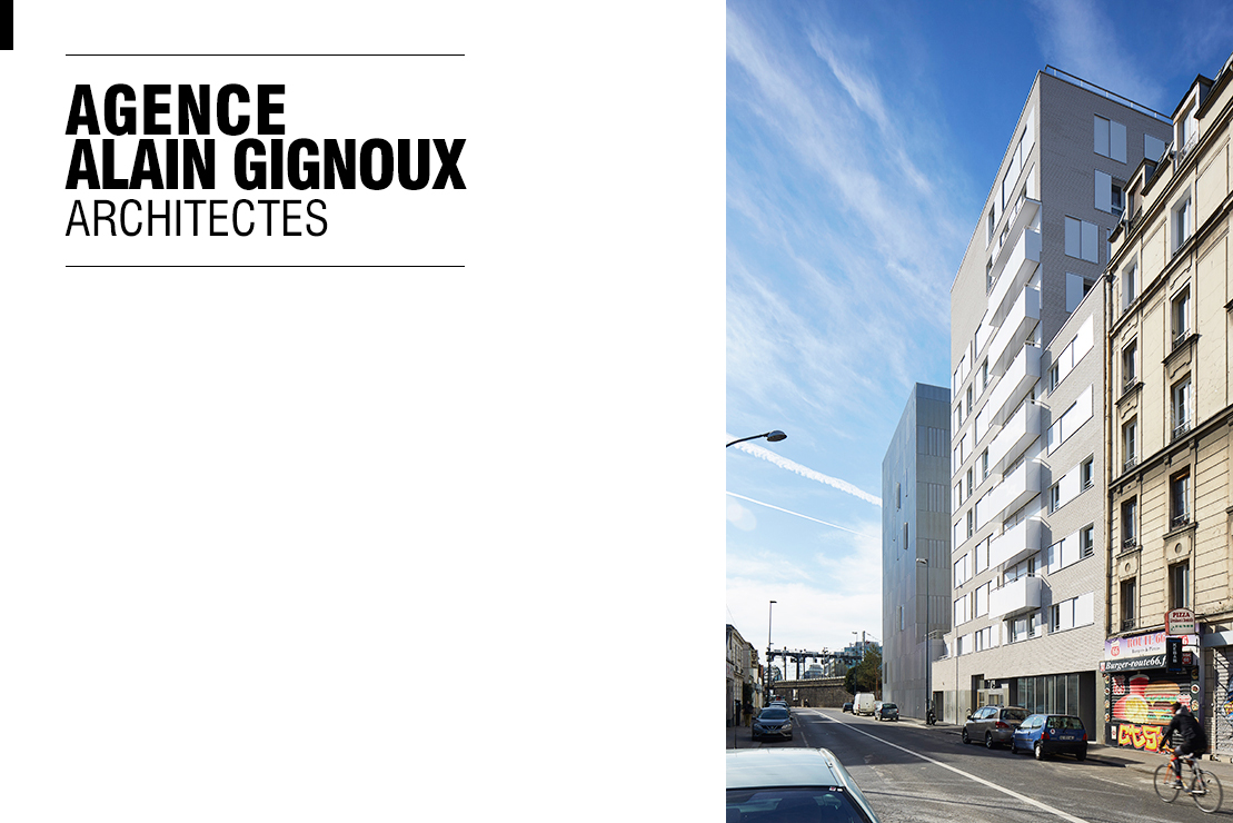 Alain gignoux, architecte - Immeuble de 39 logements sociaux locatifs et locaux d'activités à Clichy la Garenne (92)