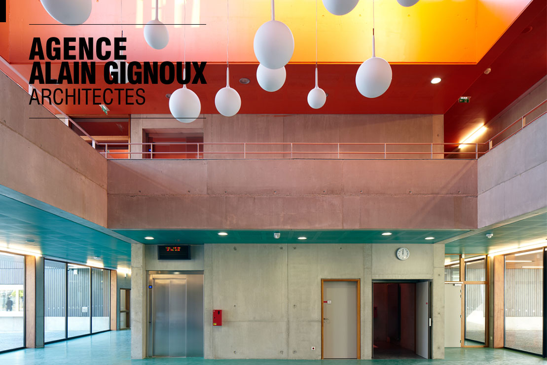 Agence Alain Gignoux, architectes ~ Lycee Claude Nicolas Ledoux Pavillon Sous Bois Agence Alain Gignoux, architectes ~ Lycee Claude Nicolas Ledoux Pavillon Sous Bois
